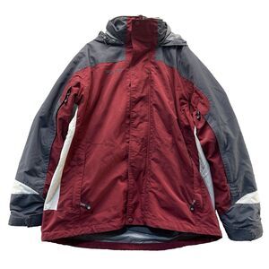 Vintage 90s Columbia Interchange Windbreaker Jacket Men's XL Lined